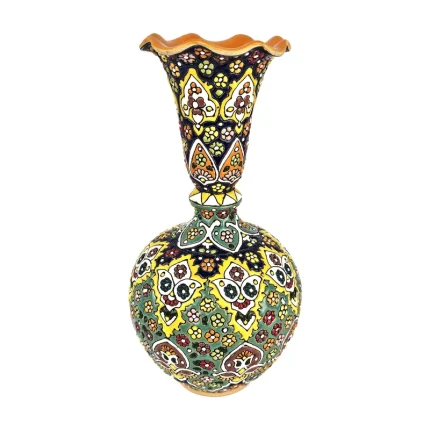 گلدان میناکاری مدل شلغمی